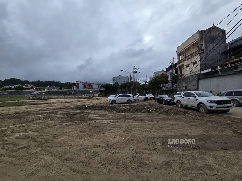 Khung canh hien tai cua san van dong. Anh: Tan Van