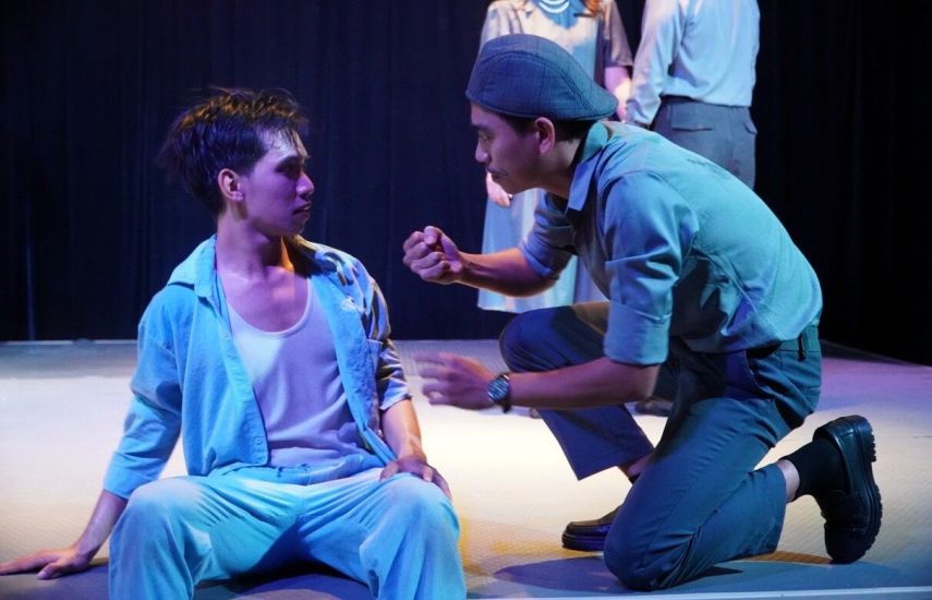 La obra de teatro “Cuoc chia tay thang 6” del teatro 5B. Foto: Mai Anh