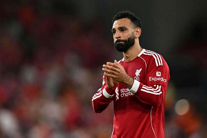 Liverpool thi dau tot hon khi Mohamed Salah ngoi ngoai.  Anh: AFP