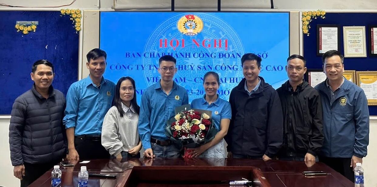 基礎労働組合執行委員会の設立。写真:Q. An.