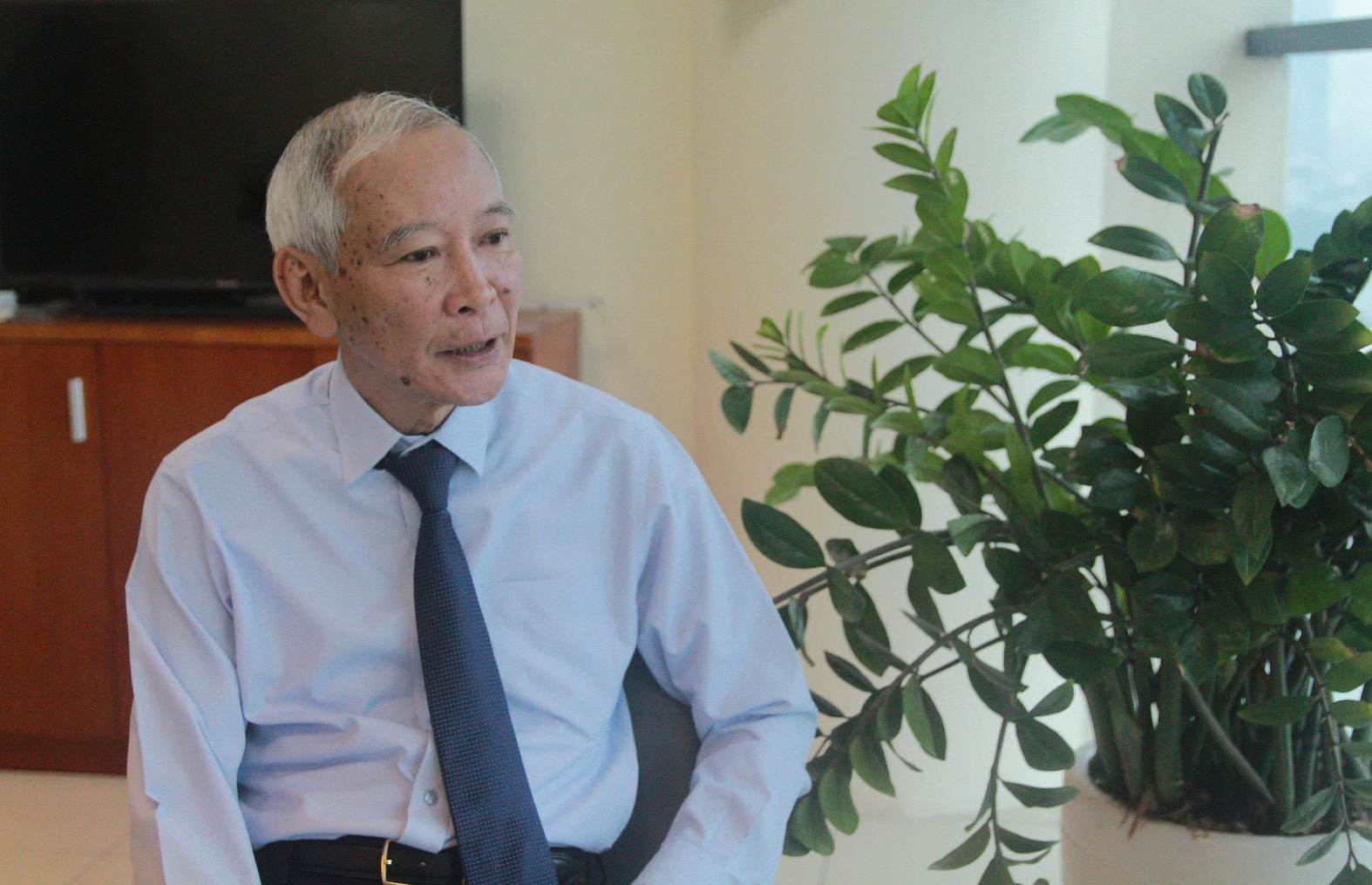 GS Tran Thuc, Chu tich Hoi Khi tuong Thuy van Viet Nam. Anh: Hoai Linh