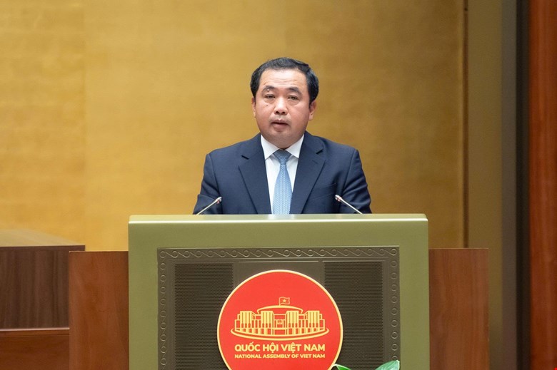 Minister of Agriculture and Environment Tran Duc Thang said that Vietnam has rare earth reserves that are among the top in the world. Photo: Quochoi.vn.