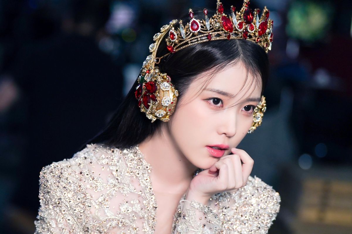 歌手兼女優IU。写真:ロッテ