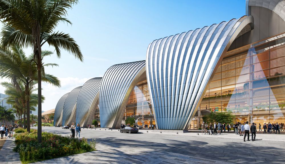 Trung tam Hoi nghi van dam bao nhip do xay dung on dinh du co kien truc phuc tap