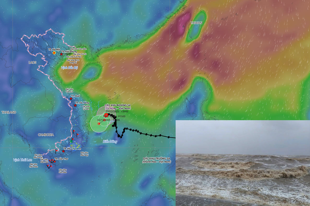 台風15号による弱体化した熱帯低気圧地域が接近すると予測