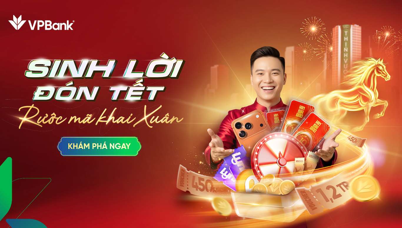 VPBank의 전국 개인 고객을 위한 특별 우대 프로그램 '설날 맞이 행운 - 새해 행렬'. 사진: VPBank