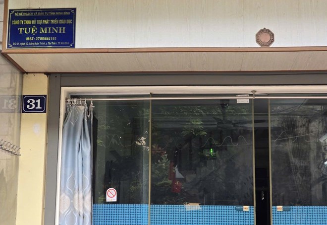 Tạm dừng hoạt động hàng loạt điểm dạy thêm không đủ điều kiện tại Ninh Bình