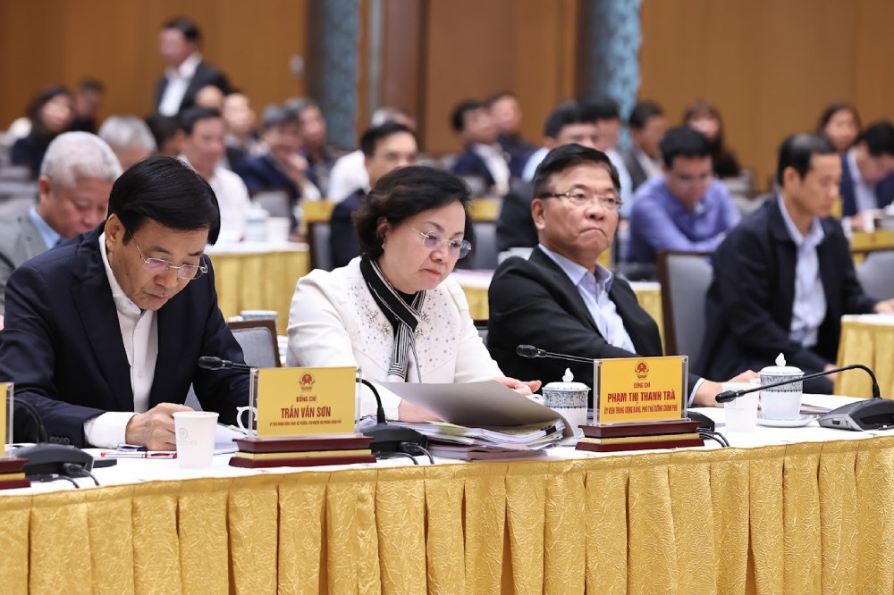 Cac dai bieu tham du hoi nghi. Anh: VGP