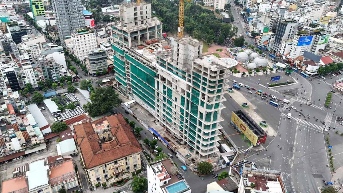 Du an nam o vi tri dat dia ngay giua trung tam TPHCM sam uat. Anh: Thai Bao