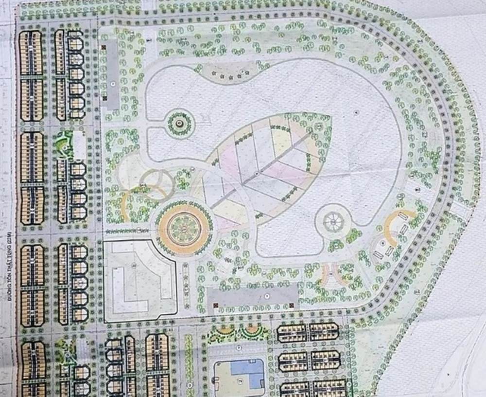 Thiet ke tong quan du an cong vien Hung Vuong trong khu rung ngap man. Anh: Pham Duy 