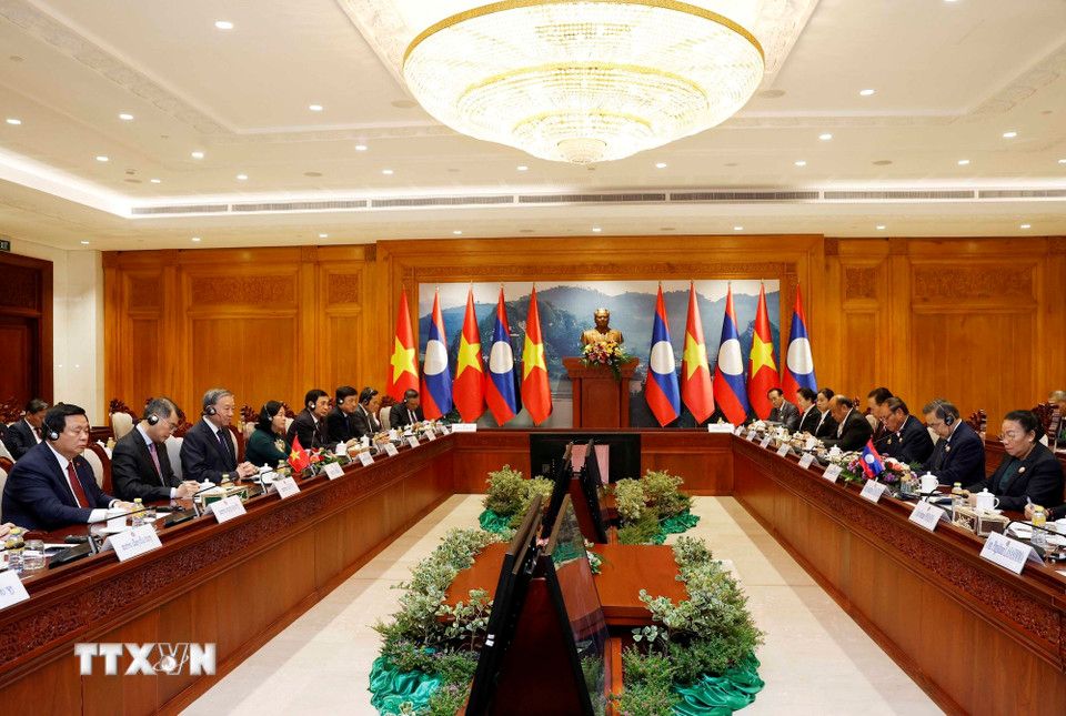 Quang canh buoi hoi kien. Anh: TTXVN