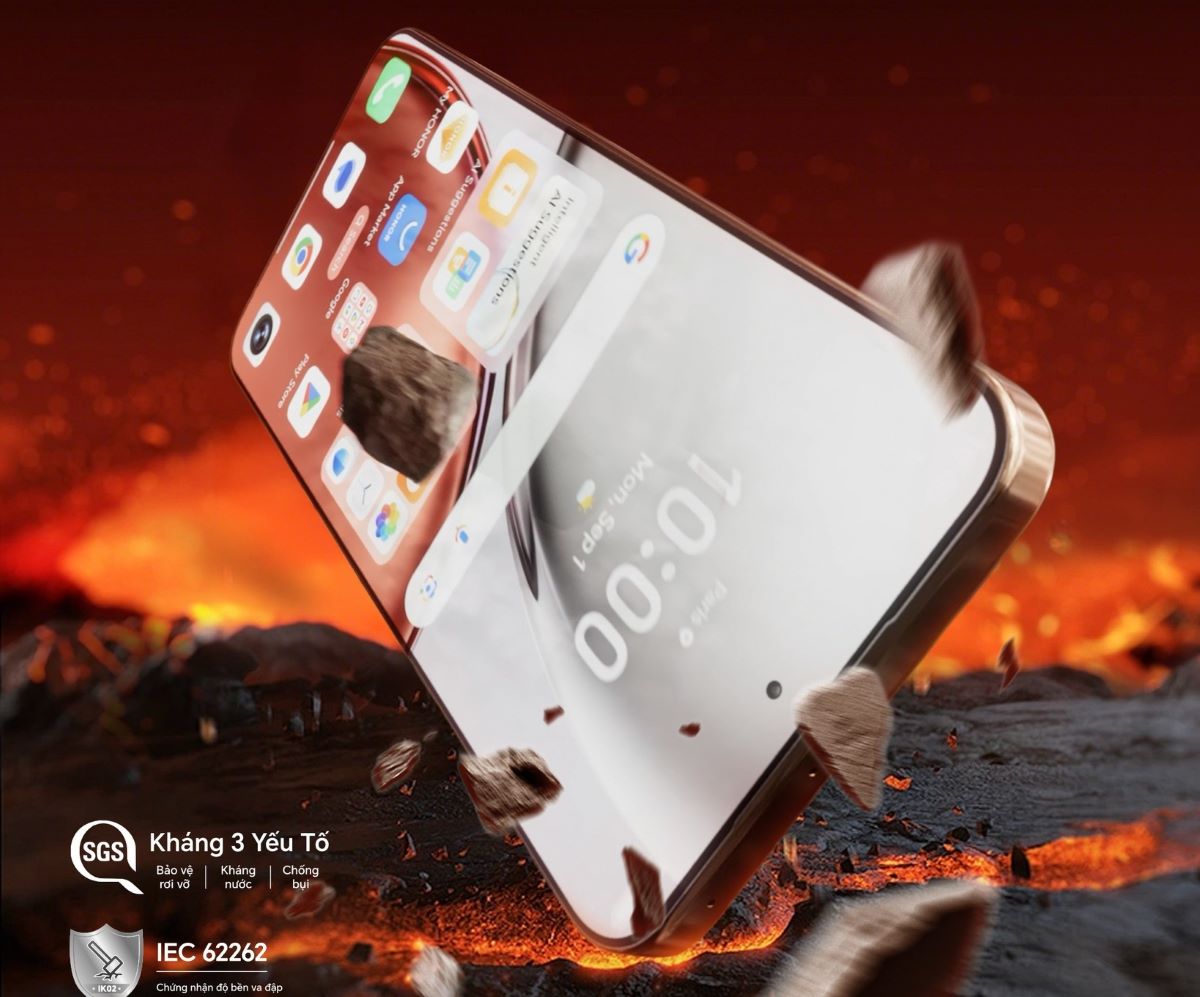 Honor X9d co the hoat dong on dinh voi bien do nhiet do rong tu -30 do C den 50 do C. Anh: Honor