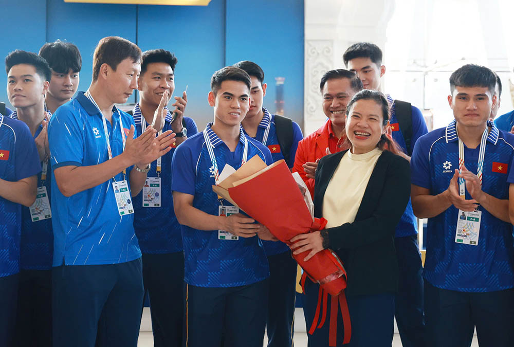 U22 Việt Nam ở khách sạn 4 sao gần sân thi đấu SEA Games 33. 