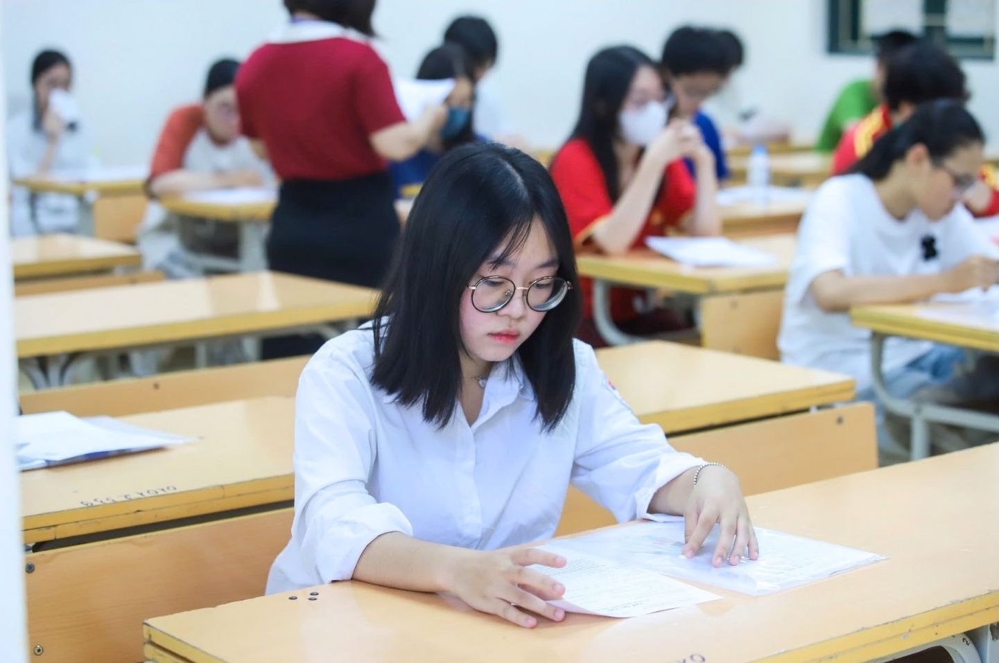 The expected enrollment plan for 2026 has been announced by many schools. Photo: Van Trang