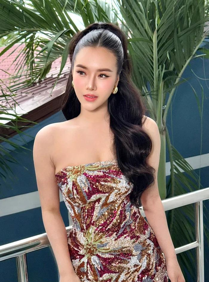 Nhan sac cua tan hoa hau ngoai doi thuong. Anh: Miss Chachoengsao