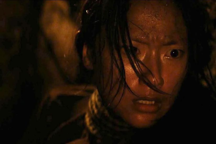 Actress Ho Thu Anh (playing Ba Huong in the film "geography: Sun in the dark") is a guest at the opening ceremony of the Japanese Film Festival in Hanoi. Photo: Provided by the Department of Cinema