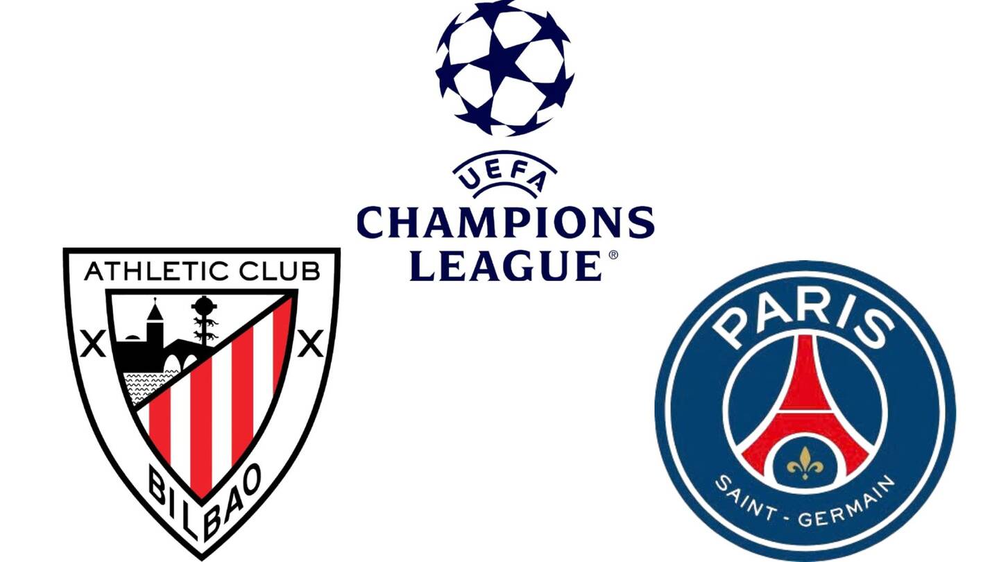 Athletic Bilbao vs PSG in the Champions League. Graphics: Van An
