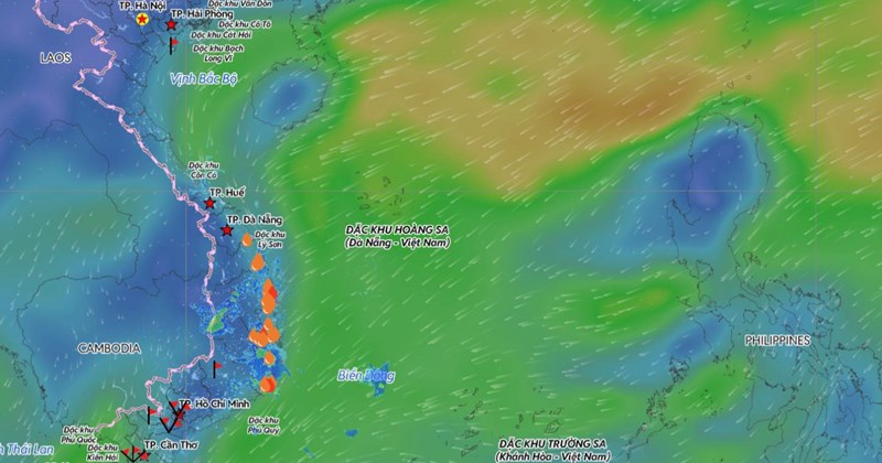 저기압과 한랭 공기에 따른 해상 악천후