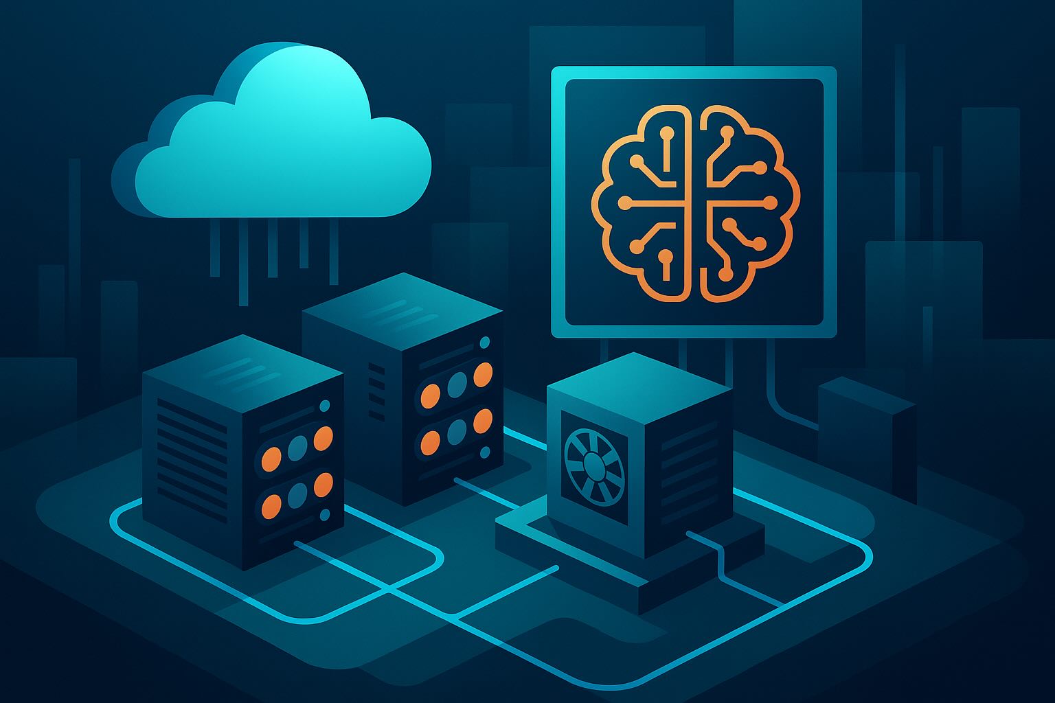 Coreweave vap tro ngai nhung day manh mua lai de giu vi the trong ha tang AI. Anh: AI tao