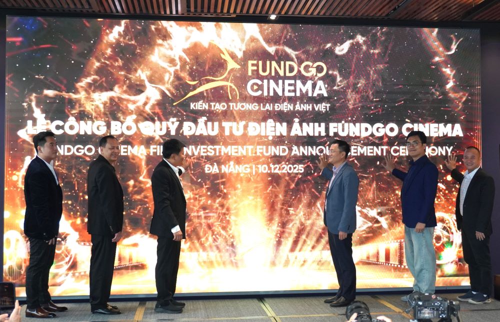 Nghi thuc cong bo Quy Dau tu dien anh FundGo Cinema. Anh: Tran Thi
