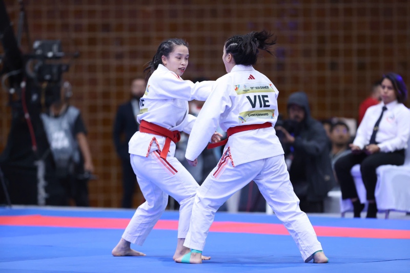 Vietnamese sports have the first bronze medal in jujitsu. Photo: Minh Dan
