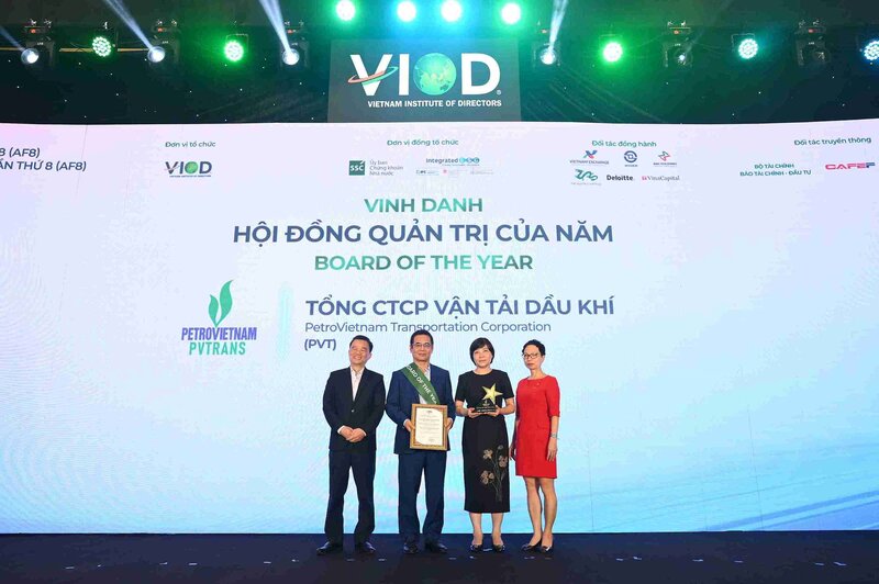 PVTrans vinh du nhan giai thuong Top 5 Hoi dong Quan tri cua nam 2025. Anh: PVTrans