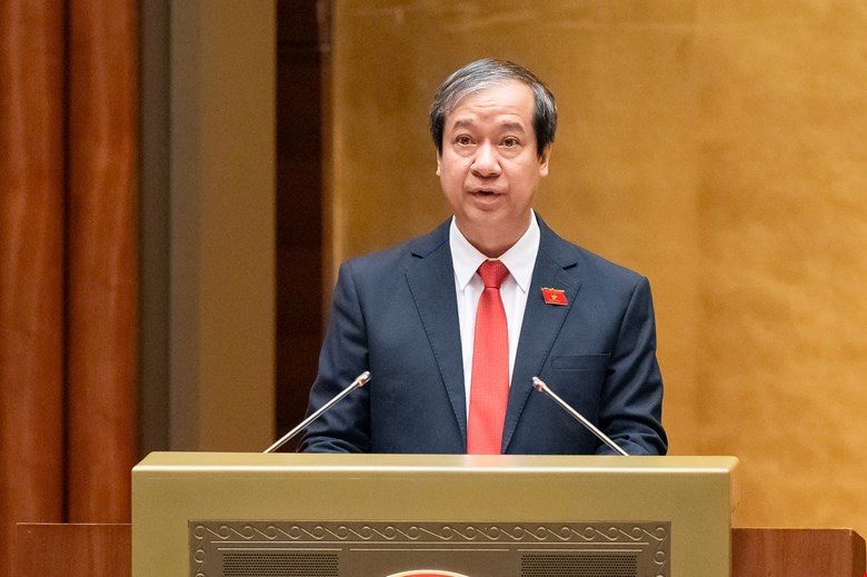 Bo truong Nguyen Kim Son. Anh: Media Quoc hoi