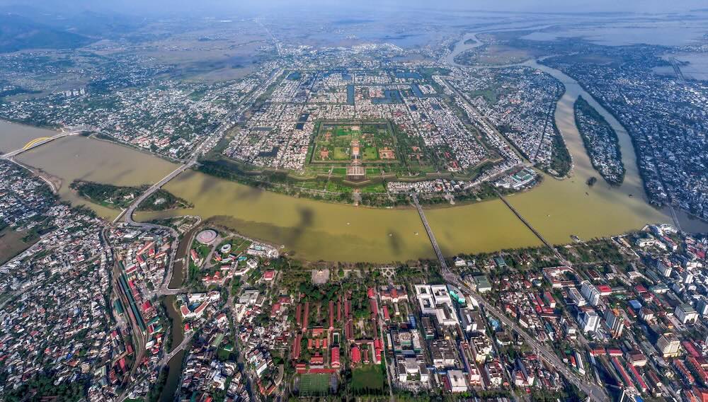 Overview of today's Hue city. Photo: Nguyen Phong