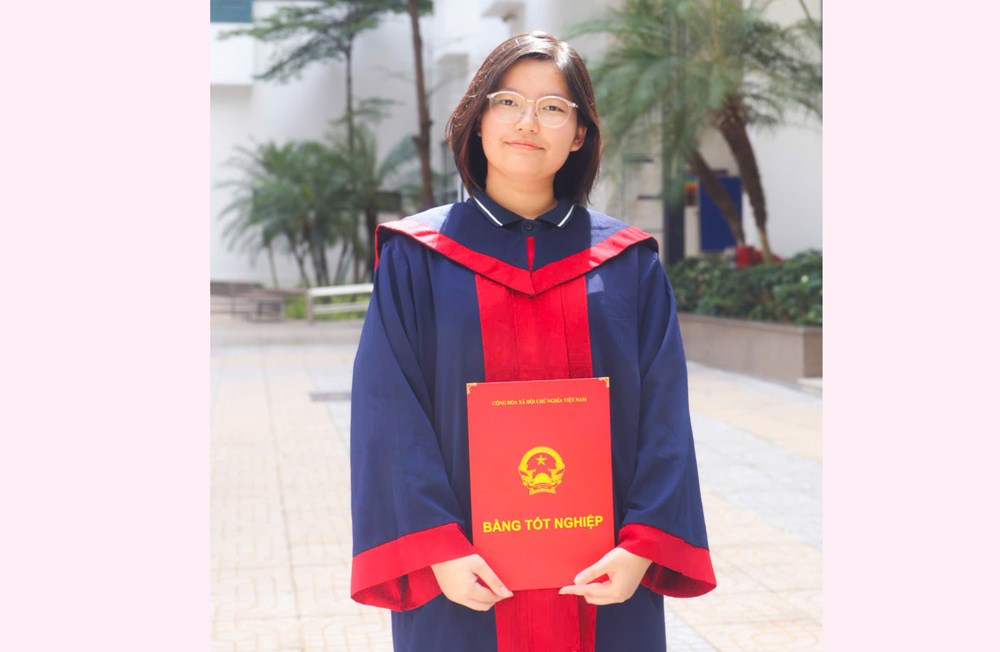 Truong Thi Hong Hanh, one of the first students to receive the Vice- Chancellors ASEAN Awards Scholarship from Monash University (Australia). Photo: Monash University