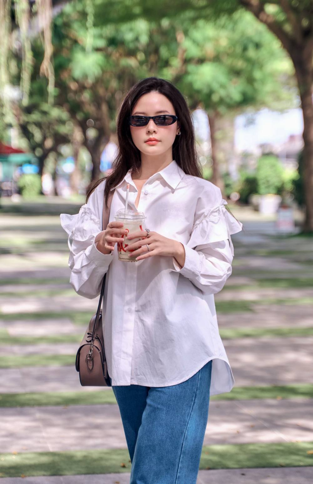 Midu xinh dep voi ve ngoai co phan mum mim. Anh: Nhan vat cung cap.