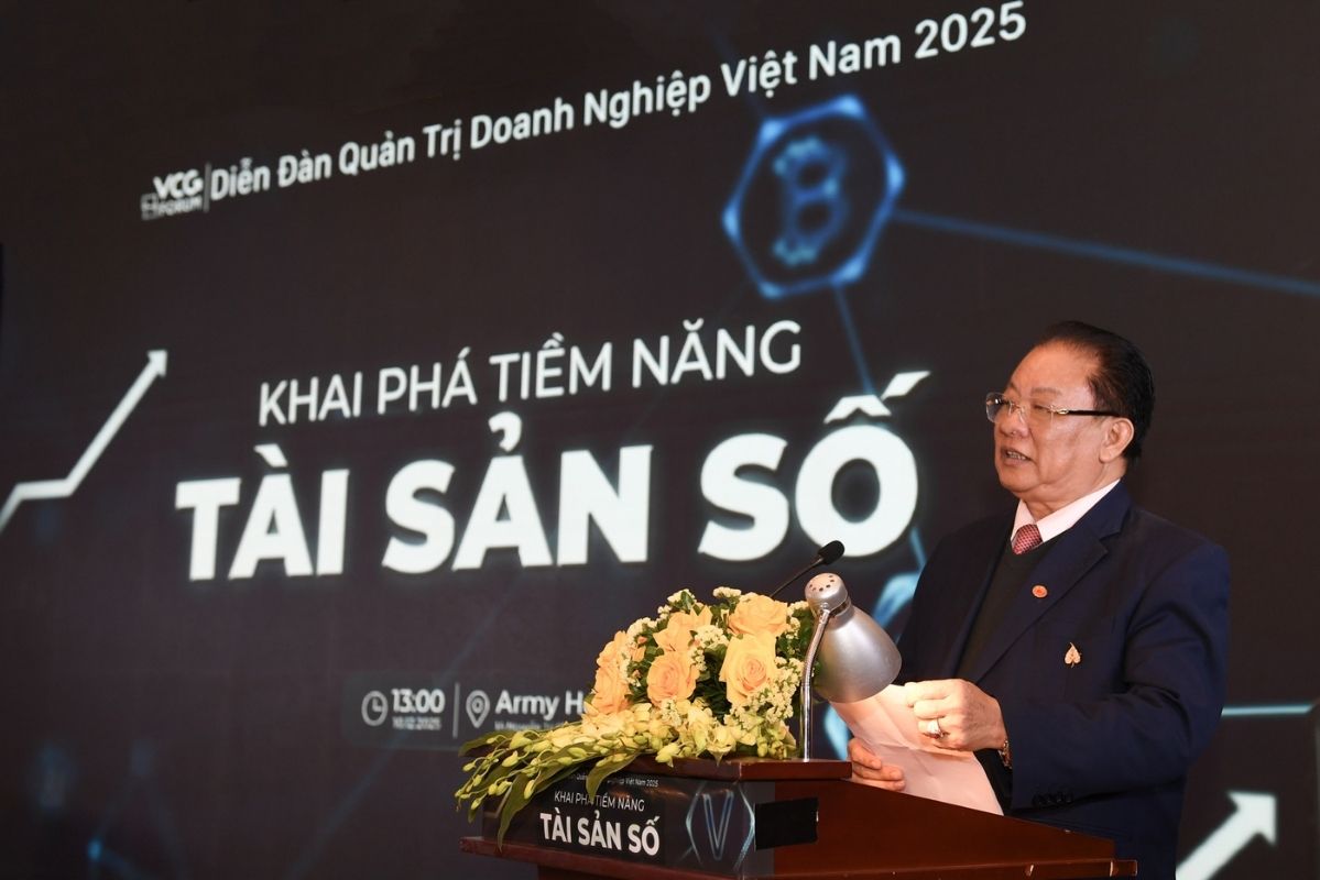 Ong Nguyen Duc Thuan - Chu tich Hoi cac Nha quan tri doanh nghiep Viet Nam (VACD) cho biet, tu duy cua cac doanh nghiep ve tai san so da truong thanh, khong con mo ho. Anh: BTC