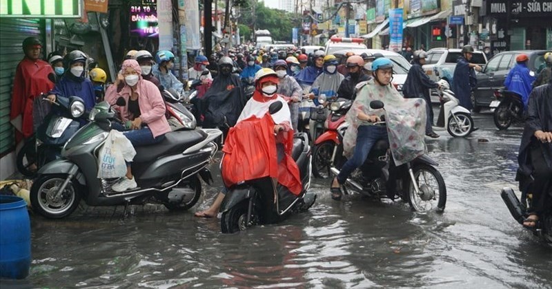 베트남 전국 날씨와 비구름