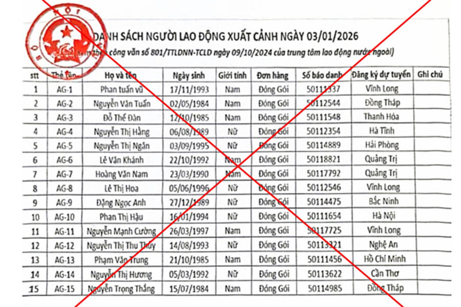 Danh sach nguoi lao dong la gia mao. Anh: Colab