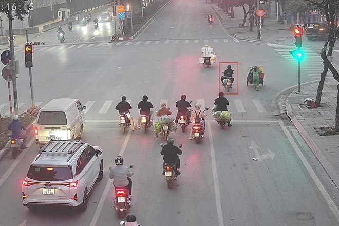 Danh sách xe máy bị phạt nguội qua camera AI tại Hà Nội từ ngày 9 - 10.12