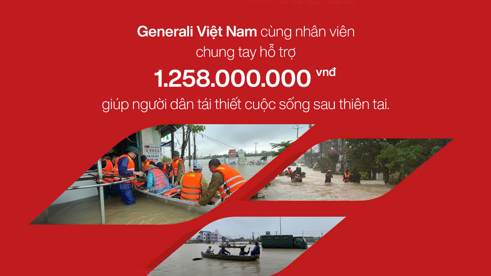 The cooperation of the whole team is a great source of motivation for Generali Vietnam to persistently implement community programs. Photo: Provided by the enterprise
