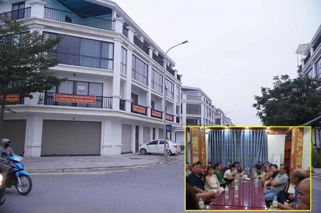 Hàng trăm biệt thự tại dự án Khu đô thị SingGarden, phường Từ Sơn, tỉnh Bắc Ninh không thể cấp sổ đỏ. Ảnh: PV
