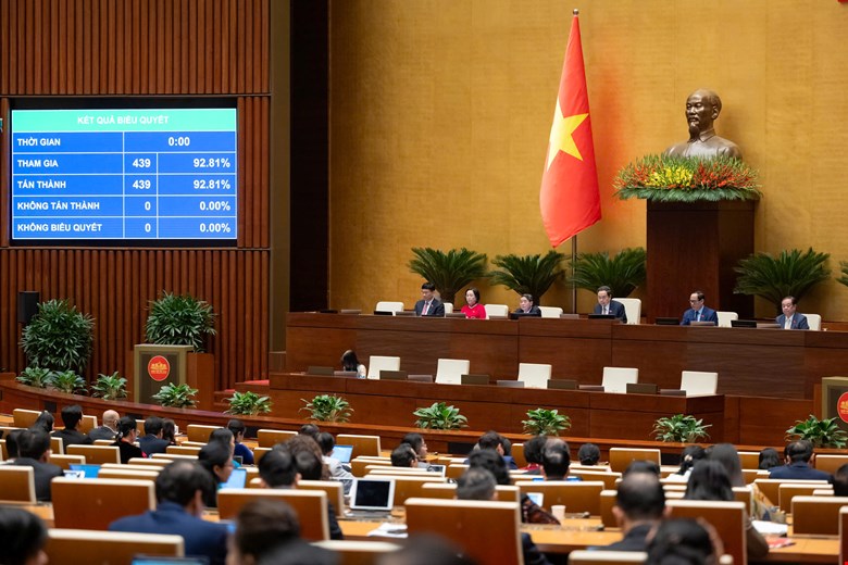 Nghi quyet yeu cau khan truong nghien cuu, thuc hien theo lo trinh viec thanh lap san giao dich vang. Anh: Quochoi.vn