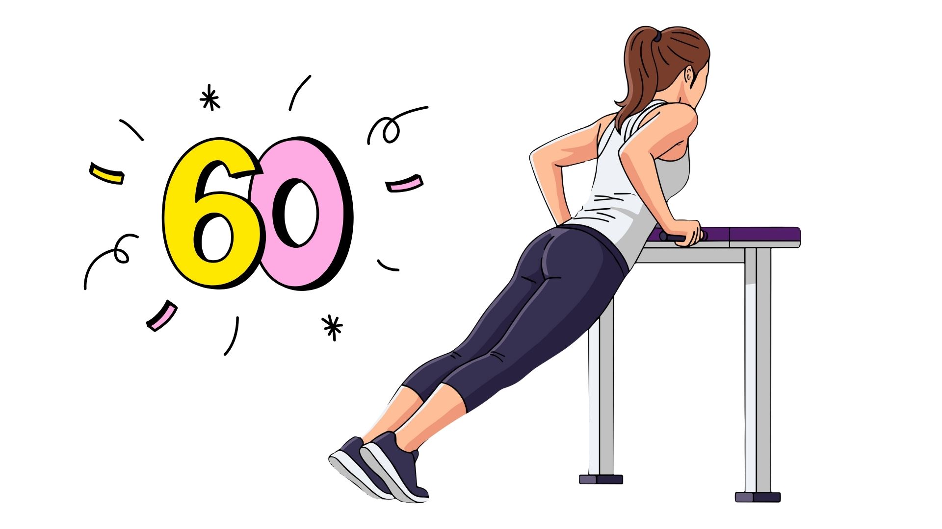Sline push-ups are an exercise that helps strengthen your arms after your 60s. Graphics: Thanh Thanh
