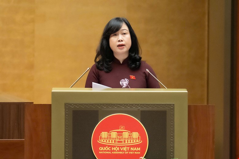 Bo truong Bo Y te Dao Hong Lan. Anh: Media Quoc hoi