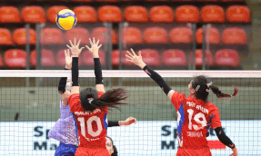 The Vietnam women's volleyball team will meet Malaysia in the group stage of the 33rd SEA Games. Photo: Minh Dan