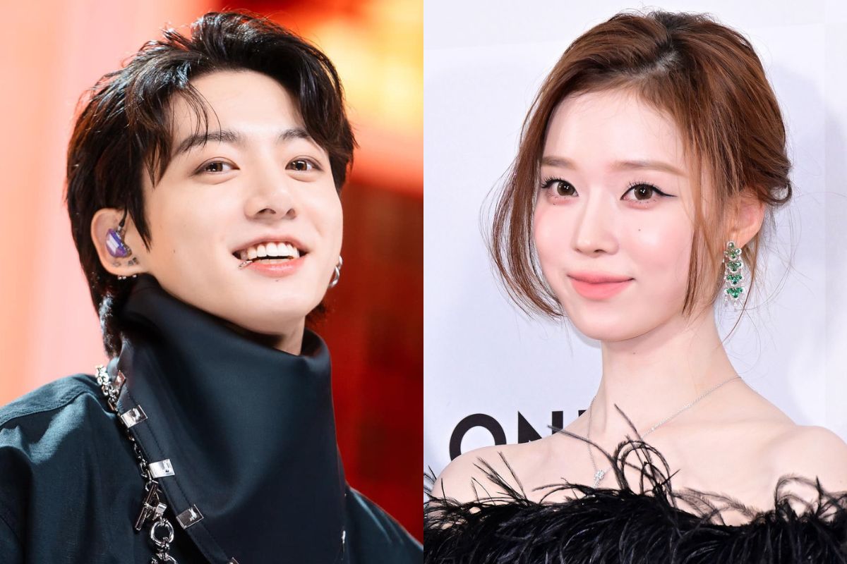 Jungkook (BTS) y Winter (aespa). Foto: Lotte