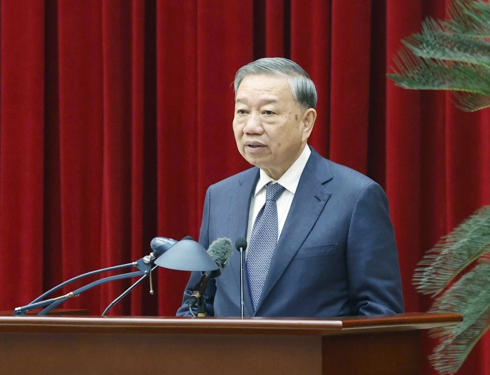 General Secretary To Lam affirmed that the work of preventing and combating corruption, waste and negativity has become an irreversible trend. Photo: VNA