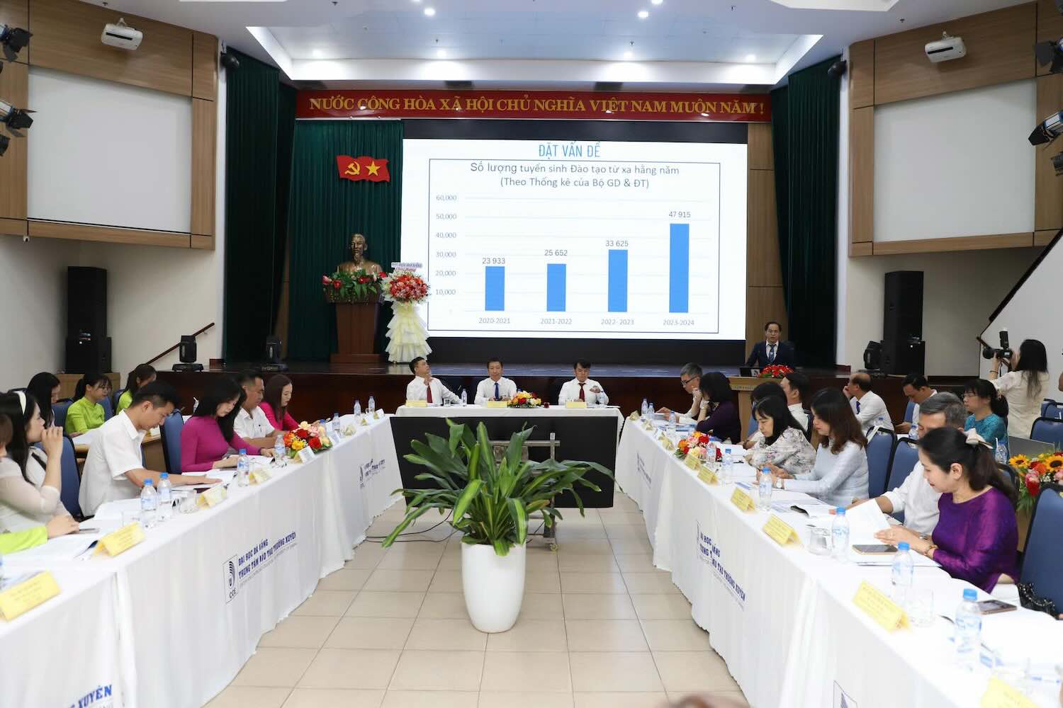 The Institute of Open Training and Information Technology proactively applies artificial intelligence in remote management and training. Photo: H. Hoa.