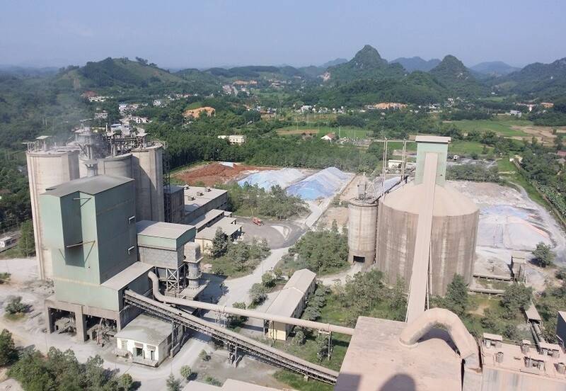 Du an Nha may xi mang Quang Son. Anh: Xi mang Quang Son