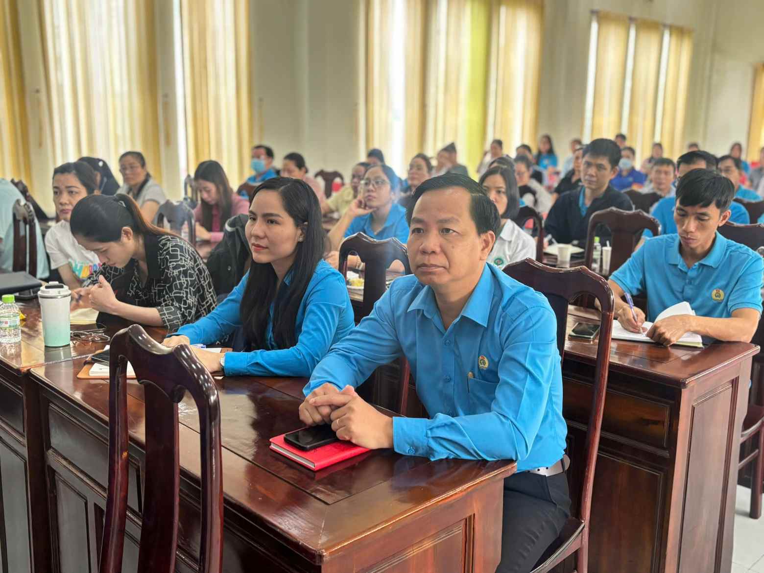 Union officials participate in training on bidding work. Photo: Provided by the Union