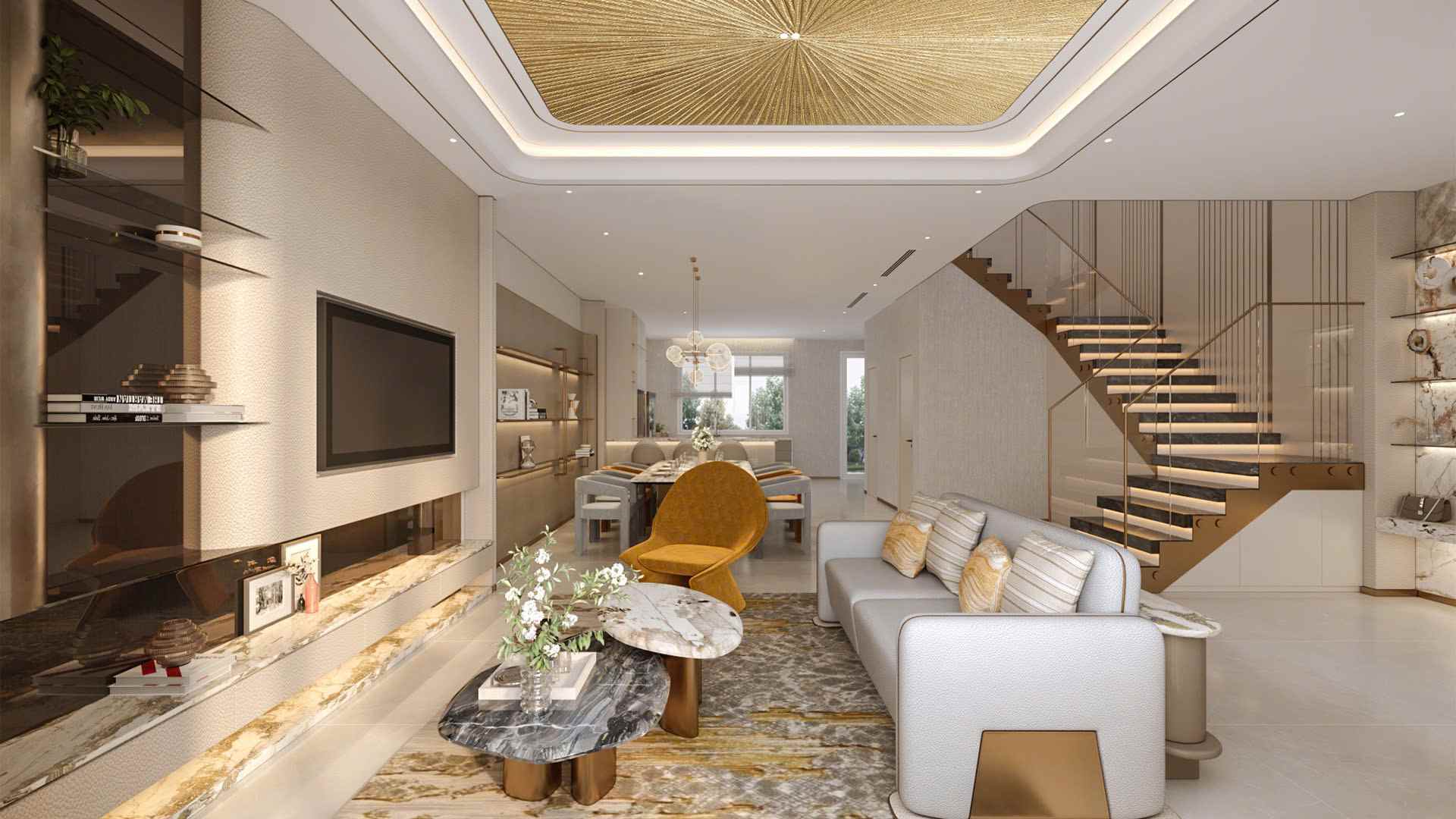 Anh sang tai khu townhouse duoc thiet ke nhu mot lop cham tinh te, mang den su an yen va tron day cho gia chu. Anh: Phu Long