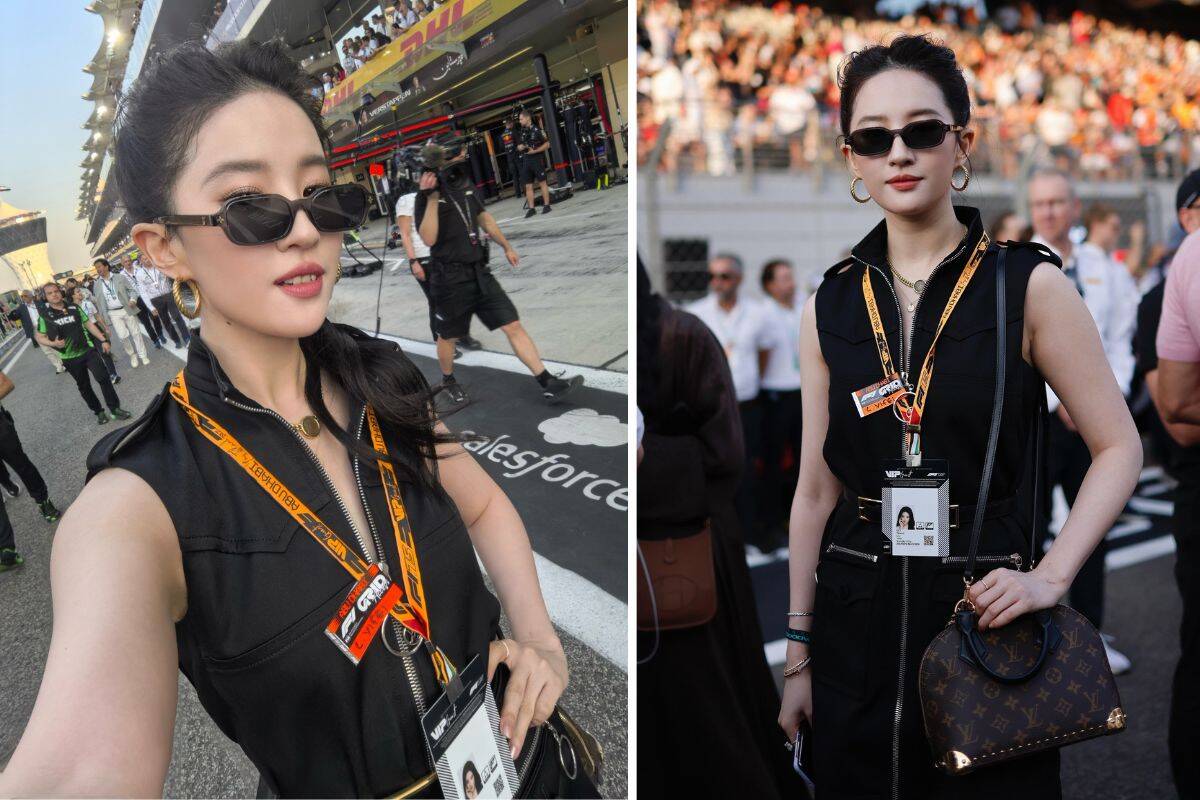 Luu Diec Phi tham gia su kien dua xe F1 o