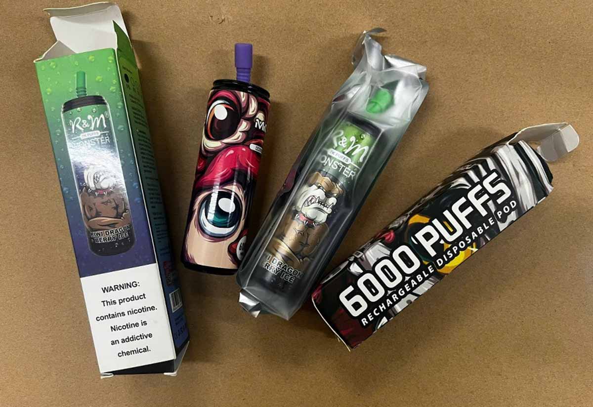 Công an tỉnh Ninh Bình cảnh báo các loại ma túy núp bóng đồ uống, thực phẩm, thuốc lá điện tử, thuốc lá gói Tobaco. Ảnh: Công an tỉnh Ninh Bình