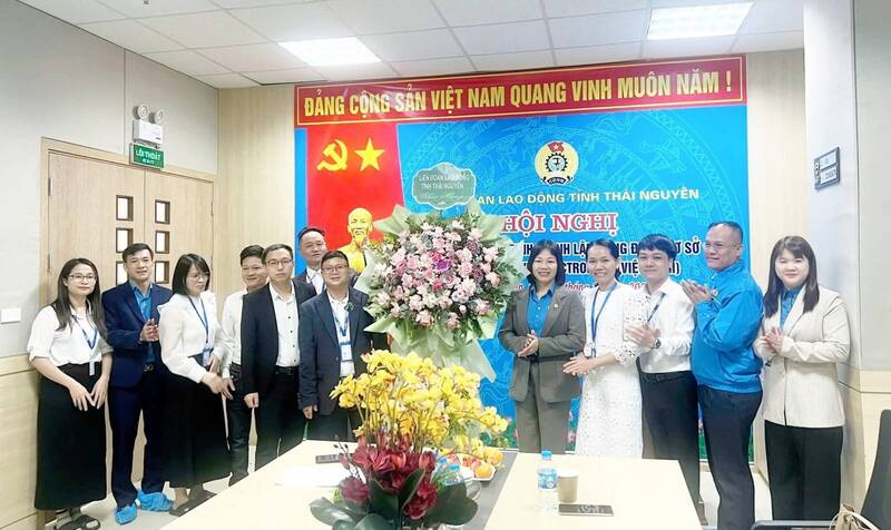 Establishment of the VDL Electronics Company Limited Trade Union. Photo: Thai Nguyen Trade Union