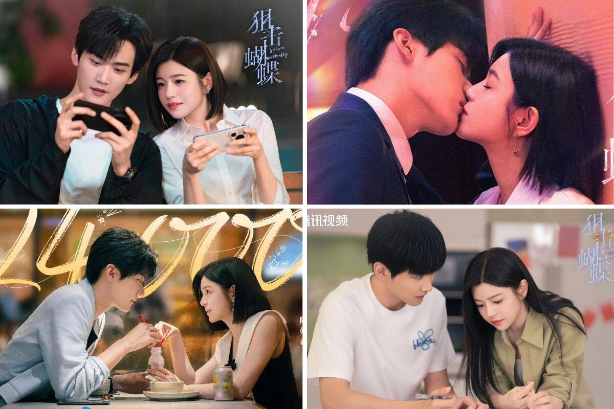 Tran Nghien Hy va dan em kem 19 tuoi co vo so canh hon trong phim “Thu kich ho diep“. Anh: Nha san xuat